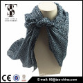 2015 new design printed viscose black scarves shawls